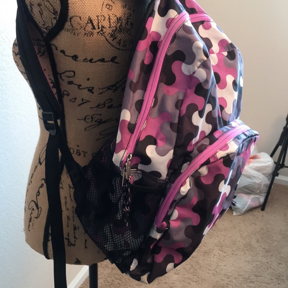 FUEL Women’s Backpack Black/Purple/White - Picture 2 of 13
